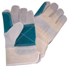 Guantes de trabajo duraderos de cuero de vaca